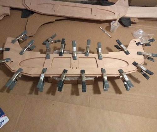 gluing bulkheads